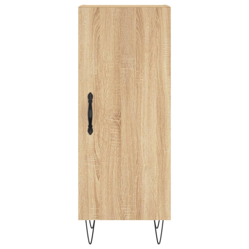 Dressoir 34,5x34x90 cm bewerkt hout sonoma eiken is nu te koop bij PeponiXL, paradijselijk wonen!