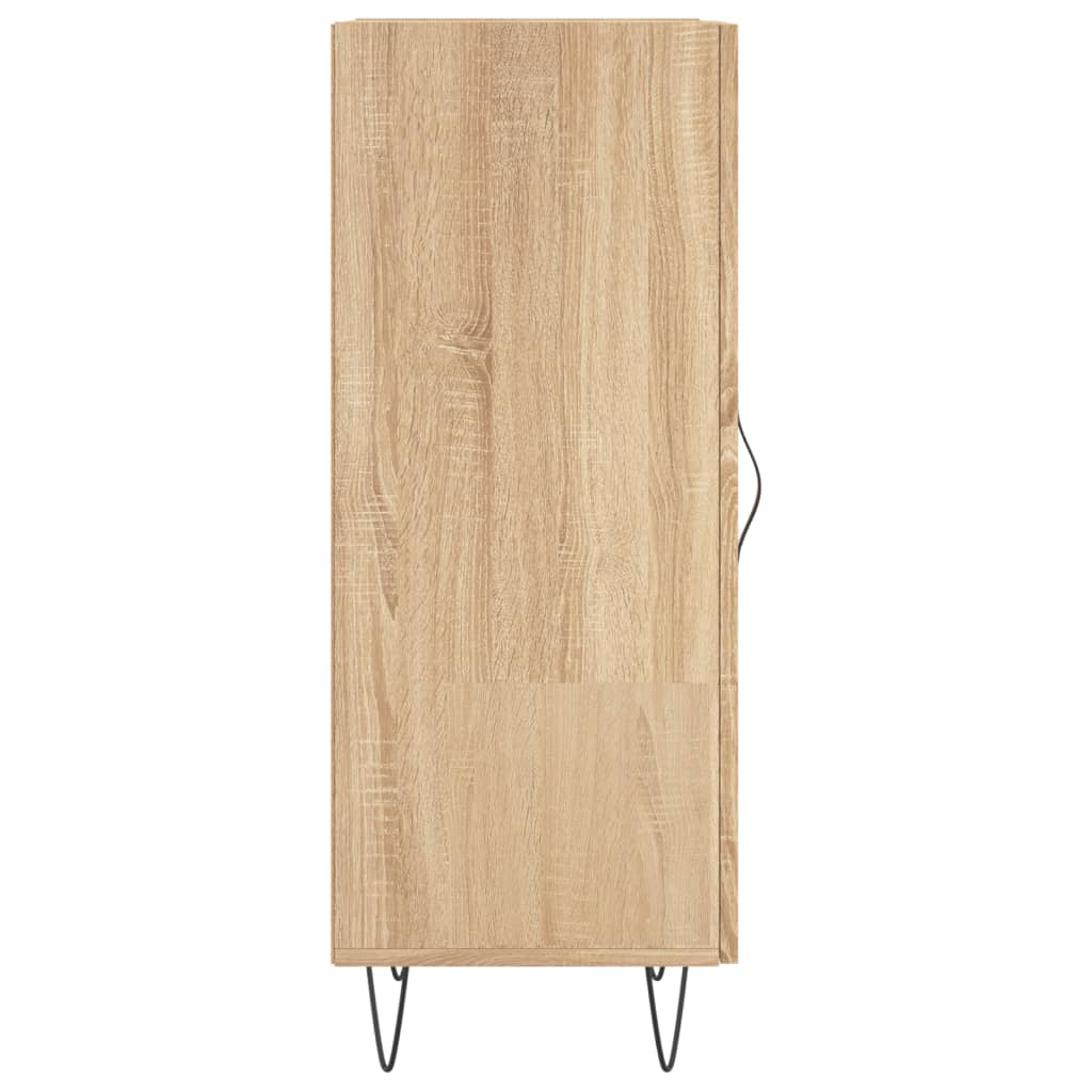 Dressoir 34,5x34x90 cm bewerkt hout sonoma eiken is nu te koop bij PeponiXL, paradijselijk wonen!