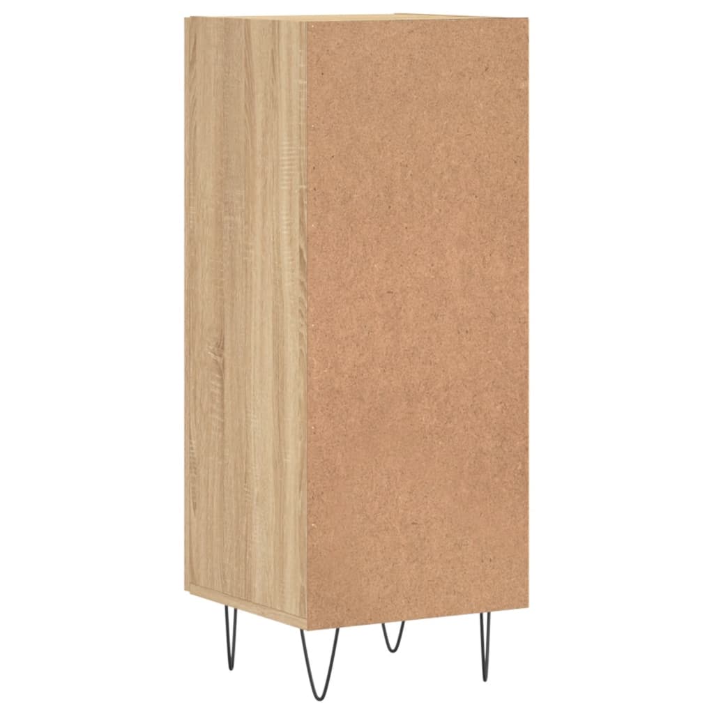 Dressoir 34,5x34x90 cm bewerkt hout sonoma eiken is nu te koop bij PeponiXL, paradijselijk wonen!