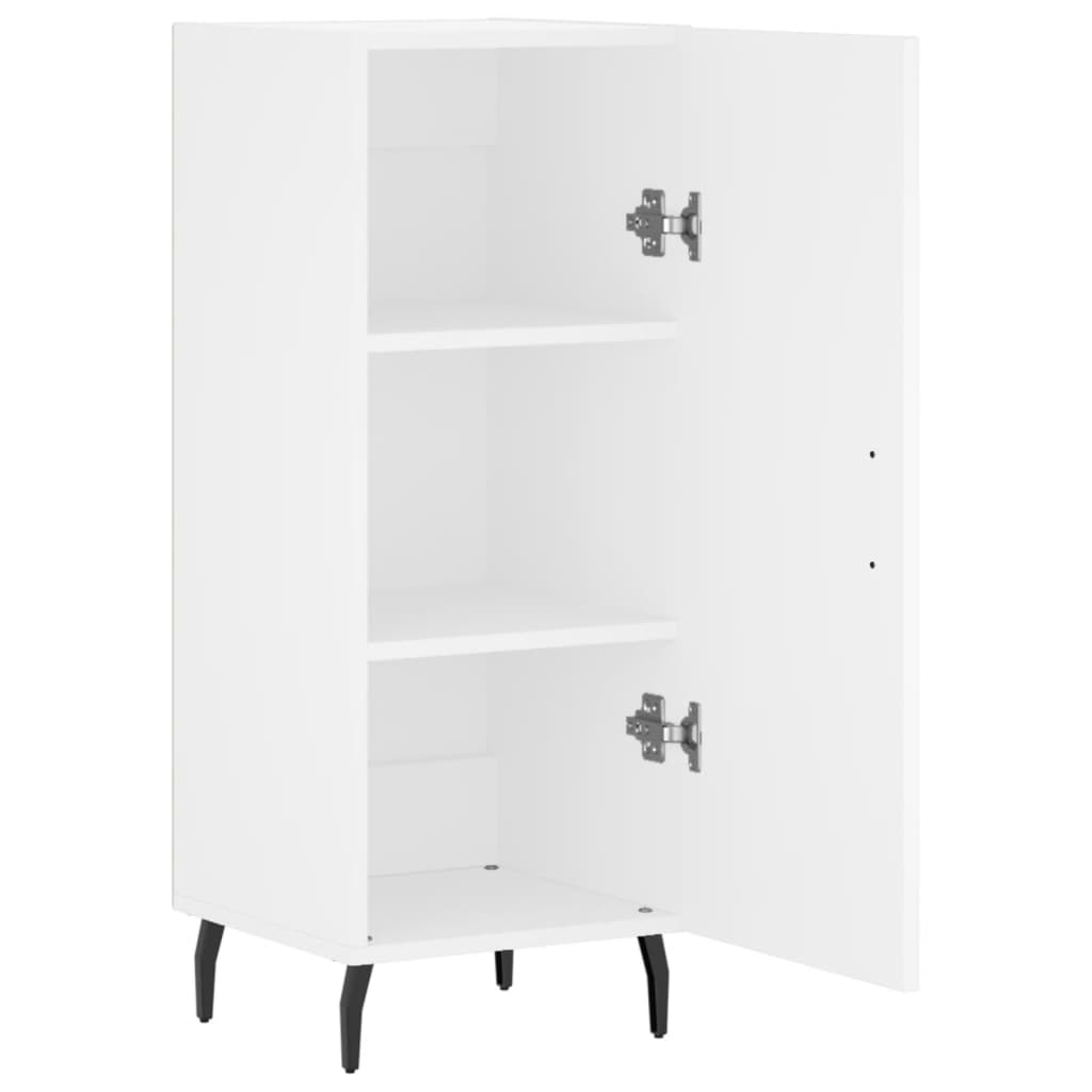 Dressoir 34,5x34x90 cm bewerkt hout wit is nu te koop bij PeponiXL, paradijselijk wonen!