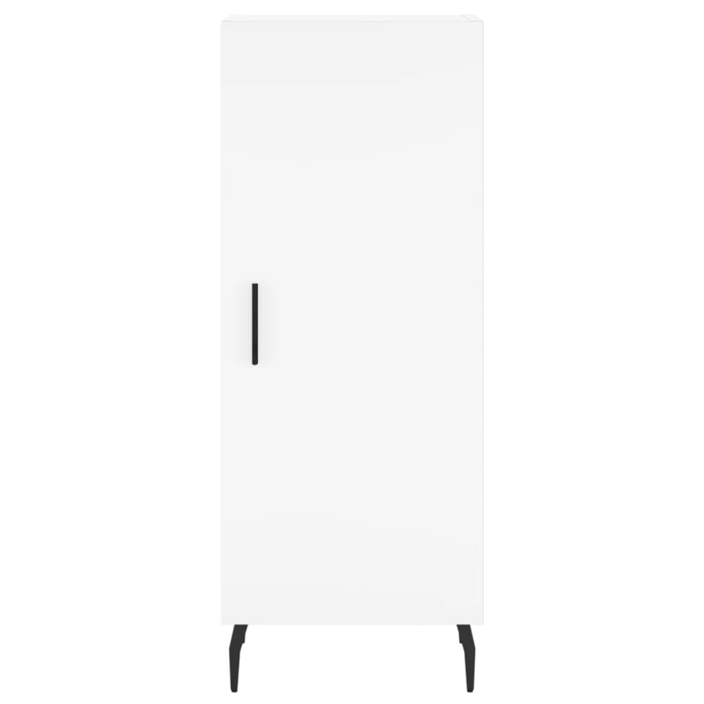 Dressoir 34,5x34x90 cm bewerkt hout wit is nu te koop bij PeponiXL, paradijselijk wonen!