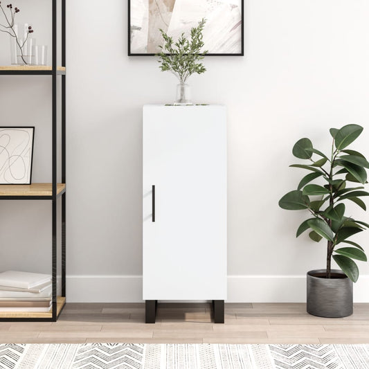 Dressoir 34,5x34x90 cm bewerkt hout wit is nu te koop bij PeponiXL, paradijselijk wonen!