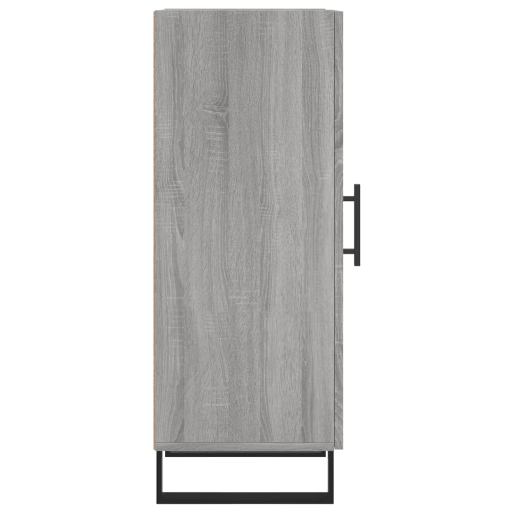 Dressoir 34,5x34x90 cm bewerkt hout grijs sonoma eikenkleurig is nu te koop bij PeponiXL, paradijselijk wonen!