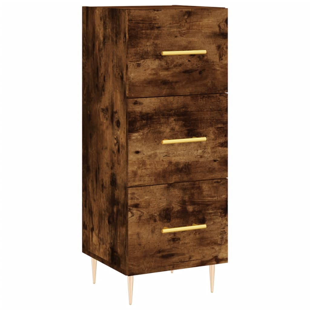 Dressoir 34,5x34x90 cm bewerkt hout gerookt eiken is nu te koop bij PeponiXL, paradijselijk wonen!