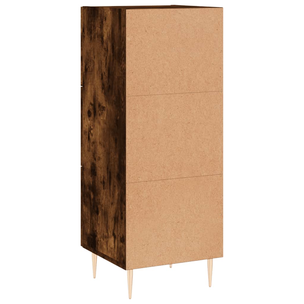 Dressoir 34,5x34x90 cm bewerkt hout gerookt eiken is nu te koop bij PeponiXL, paradijselijk wonen!