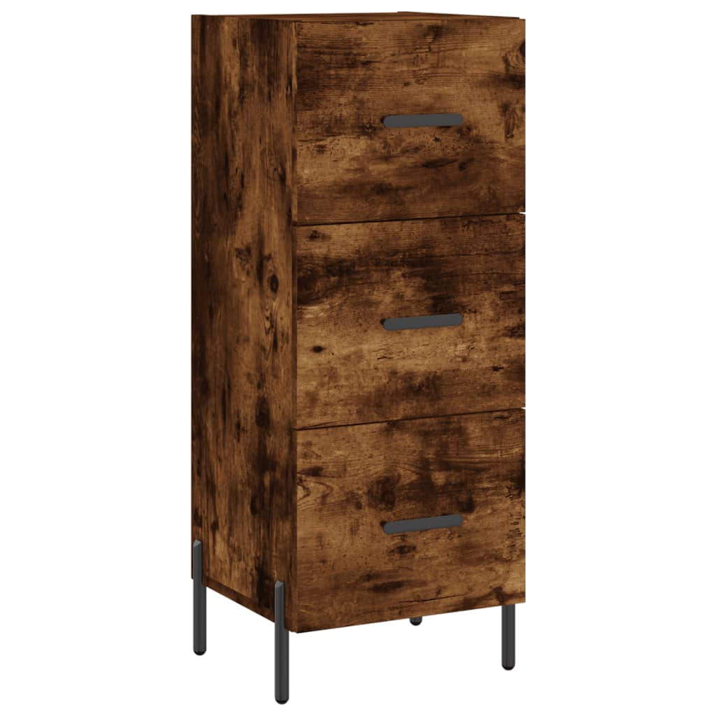 Dressoir 34,5x34x90 cm bewerkt hout gerookt eiken is nu te koop bij PeponiXL, paradijselijk wonen!