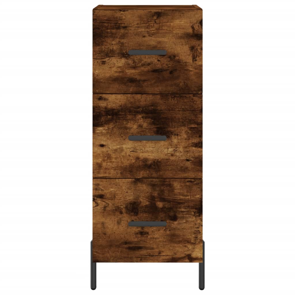 Dressoir 34,5x34x90 cm bewerkt hout gerookt eiken is nu te koop bij PeponiXL, paradijselijk wonen!