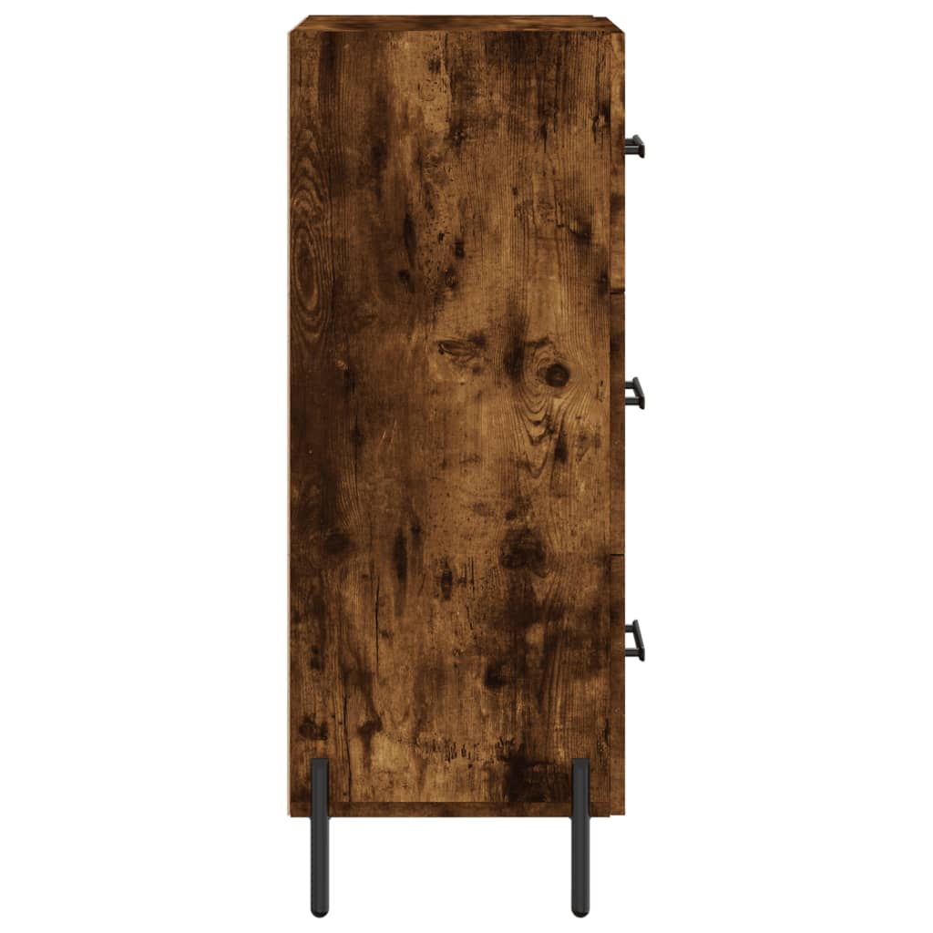 Dressoir 34,5x34x90 cm bewerkt hout gerookt eiken is nu te koop bij PeponiXL, paradijselijk wonen!