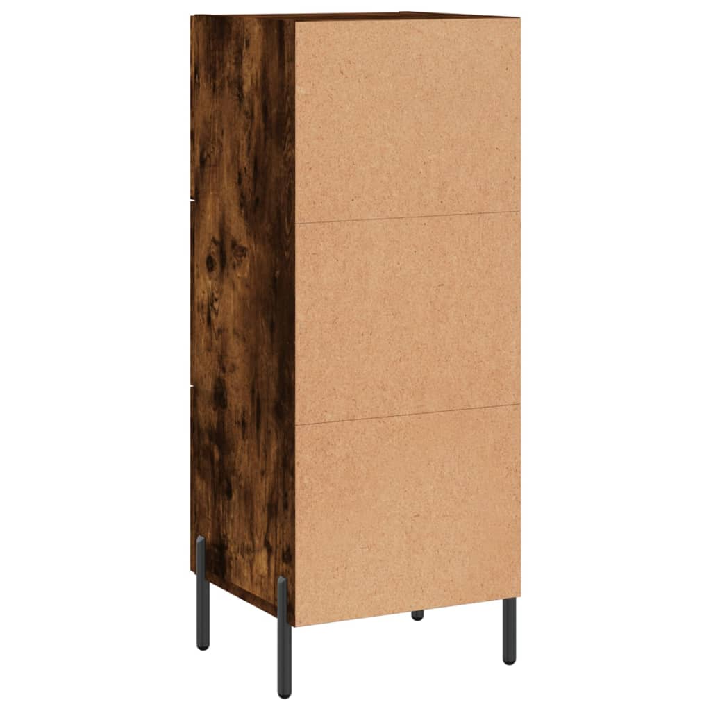 Dressoir 34,5x34x90 cm bewerkt hout gerookt eiken is nu te koop bij PeponiXL, paradijselijk wonen!