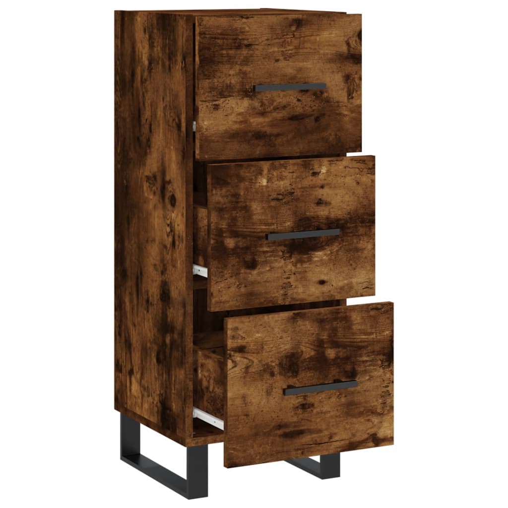 Dressoir 34,5x34x90 cm bewerkt hout gerookt eiken is nu te koop bij PeponiXL, paradijselijk wonen!