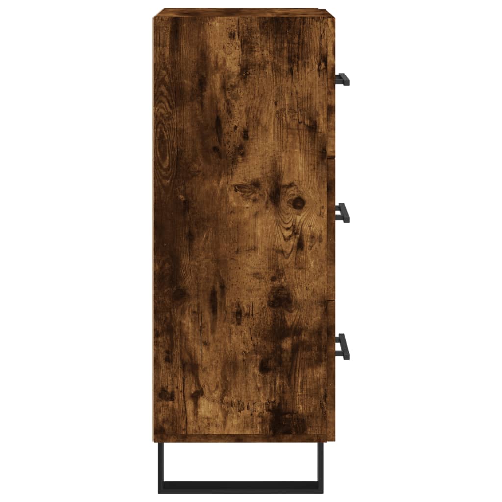 Dressoir 34,5x34x90 cm bewerkt hout gerookt eiken is nu te koop bij PeponiXL, paradijselijk wonen!