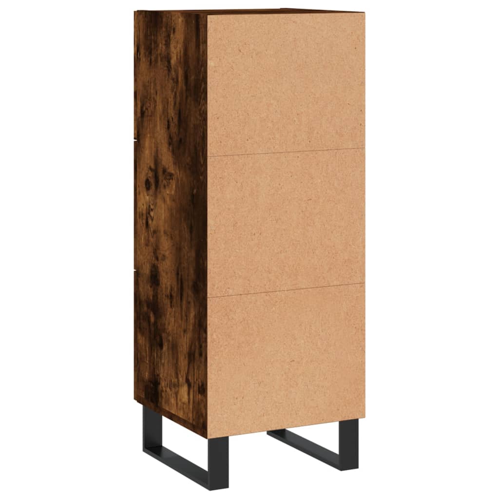Dressoir 34,5x34x90 cm bewerkt hout gerookt eiken is nu te koop bij PeponiXL, paradijselijk wonen!