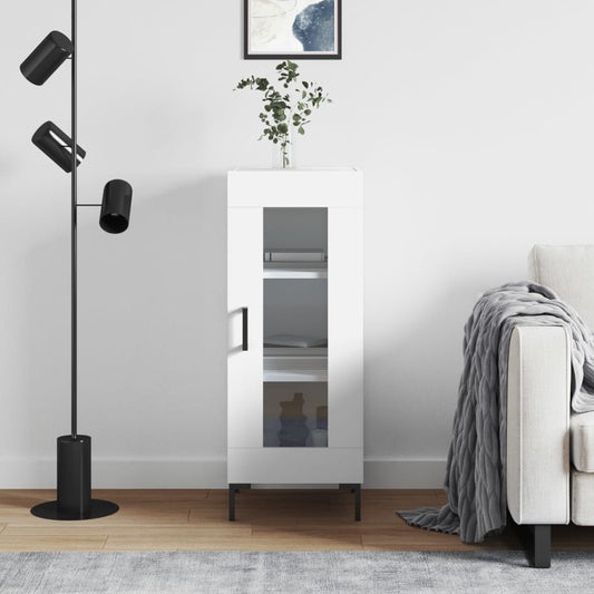 Dressoir 34,5x34x90 cm bewerkt hout wit is nu te koop bij PeponiXL, paradijselijk wonen!