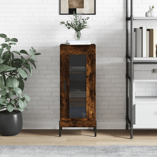 Dressoir 34,5x34x90 cm bewerkt hout gerookt eiken is nu te koop bij PeponiXL, paradijselijk wonen!