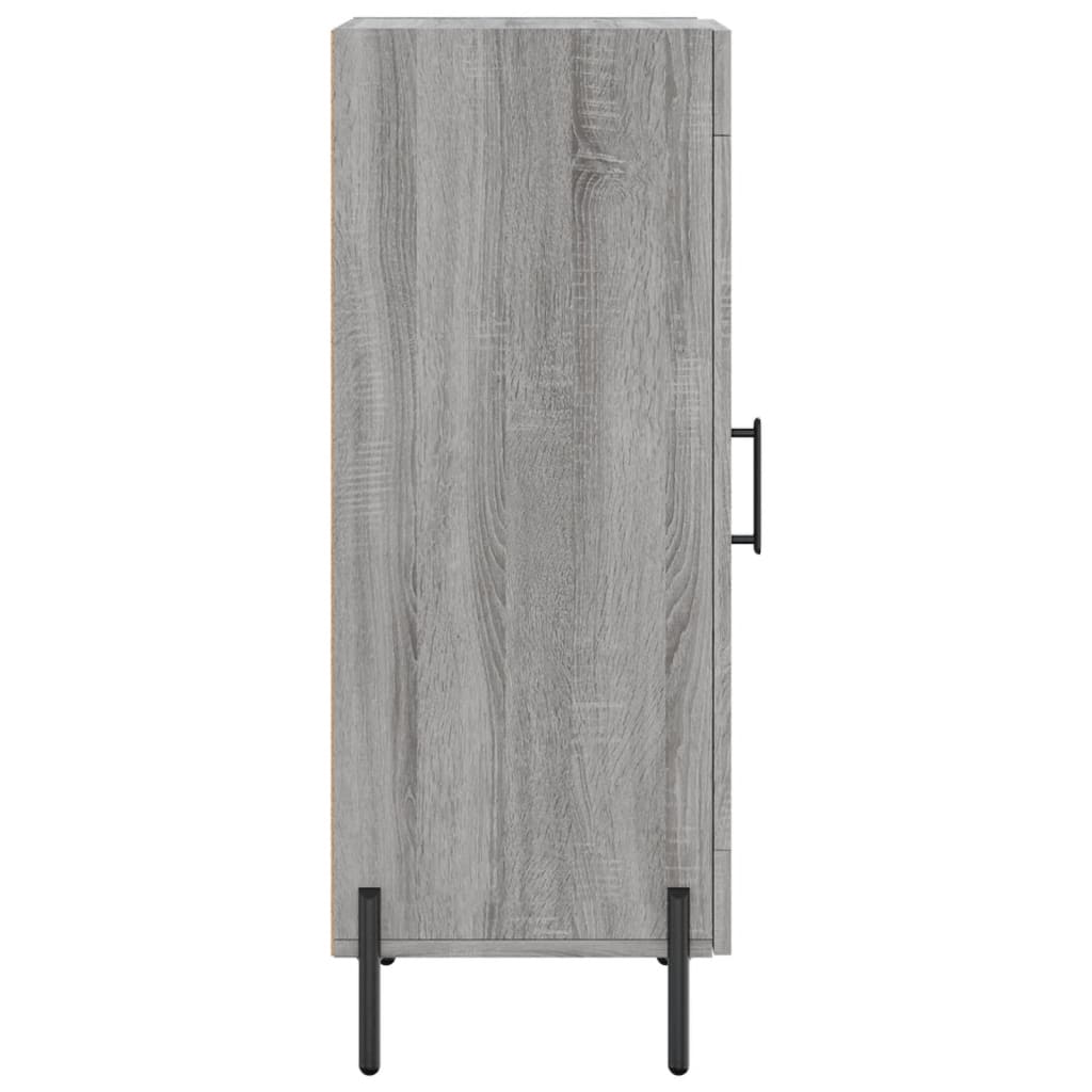 Dressoir 34,5x34x90 cm bewerkt hout grijs sonoma eikenkleurig is nu te koop bij PeponiXL, paradijselijk wonen!