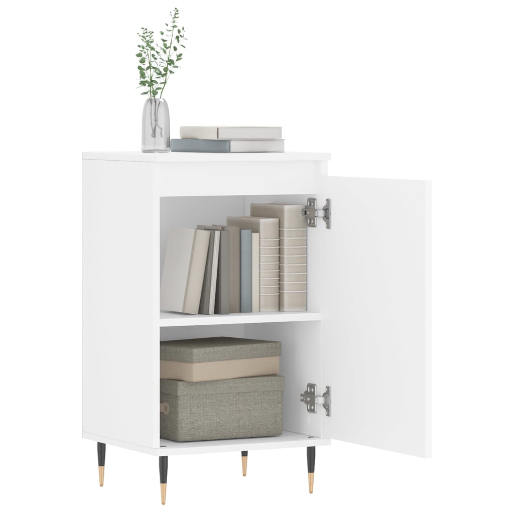 Dressoirs 2 st 40x35x70 cm bewerkt hout wit is nu te koop bij PeponiXL, paradijselijk wonen!