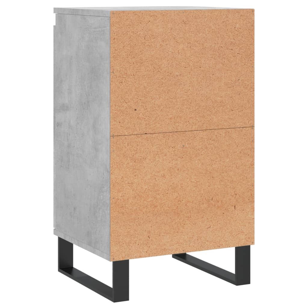 Dressoirs 2 st 40x35x70 cm bewerkt hout betongrijs is nu te koop bij PeponiXL, paradijselijk wonen!