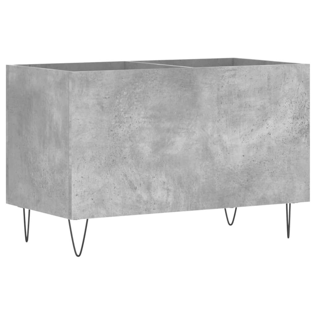 Platenkast 74,5x38x48 cm bewerkt hout betongrijs is nu te koop bij PeponiXL, paradijselijk wonen!