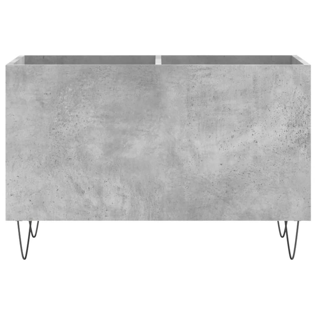 Platenkast 74,5x38x48 cm bewerkt hout betongrijs is nu te koop bij PeponiXL, paradijselijk wonen!