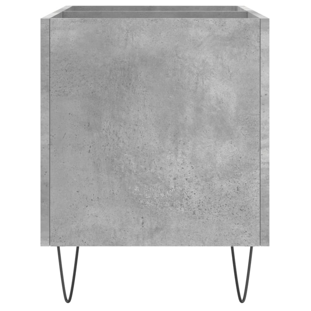 Platenkast 74,5x38x48 cm bewerkt hout betongrijs is nu te koop bij PeponiXL, paradijselijk wonen!