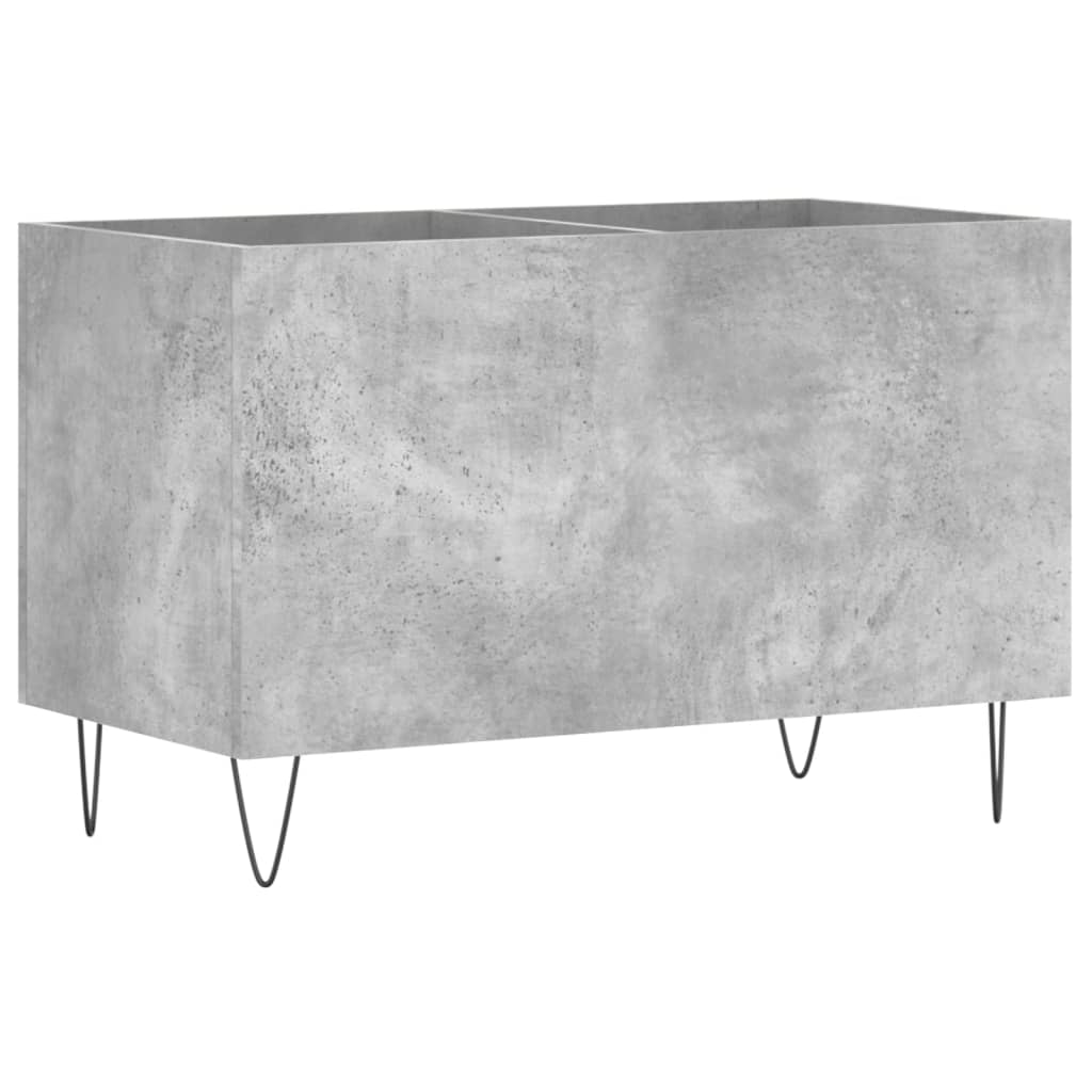 Platenkast 74,5x38x48 cm bewerkt hout betongrijs is nu te koop bij PeponiXL, paradijselijk wonen!