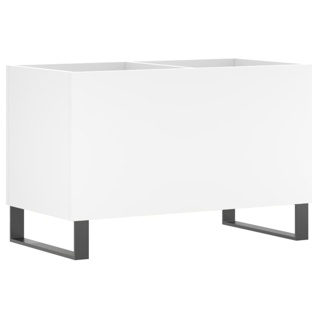 Platenkast 74,5x38x48 cm bewerkt hout wit is nu te koop bij PeponiXL, paradijselijk wonen!
