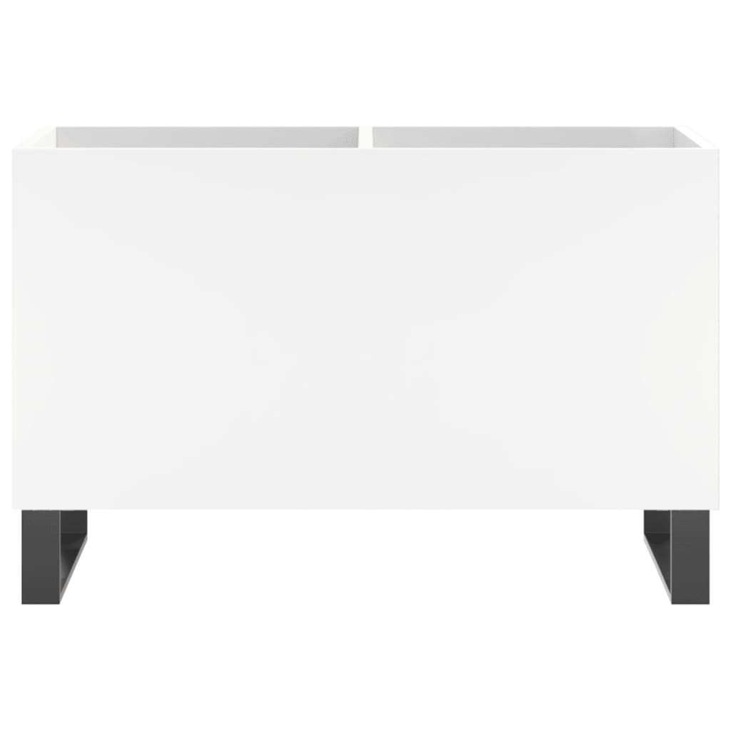 Platenkast 74,5x38x48 cm bewerkt hout wit is nu te koop bij PeponiXL, paradijselijk wonen!