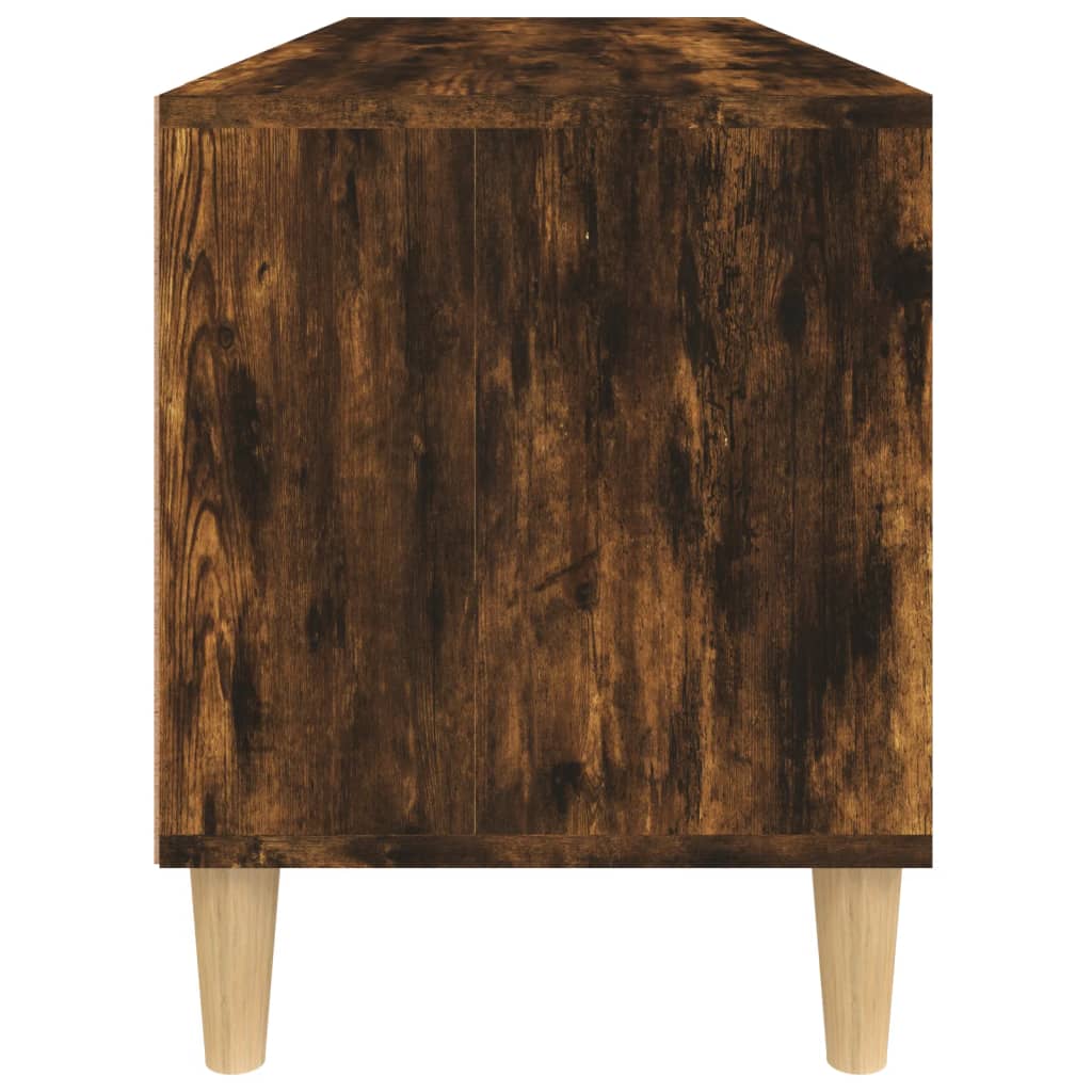 Tv-meubel 100x34,5x44,5 cm bewerkt hout gerookt eikenkleurig is nu te koop bij PeponiXL, paradijselijk wonen!