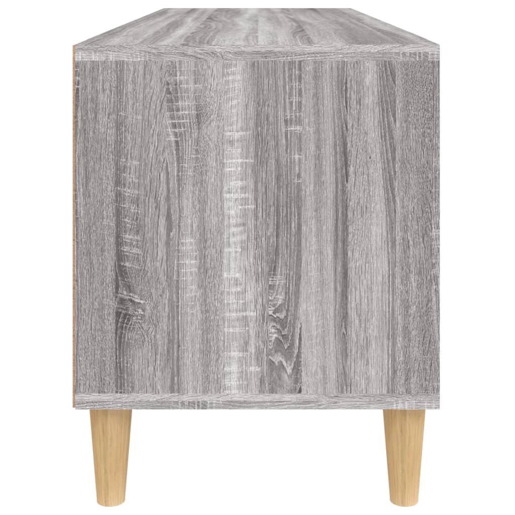 Tv-meubel 100x34,5x44,5 cm bewerkt hout grijs sonoma eikenkleur is nu te koop bij PeponiXL, paradijselijk wonen!