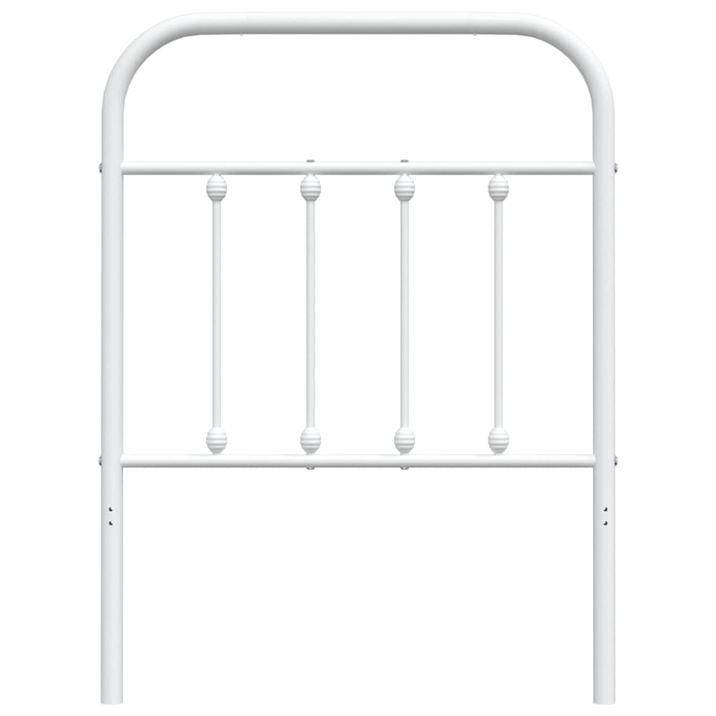 Vervangend hoofdbord metaal wit 75 cm is nu te koop bij PeponiXL, paradijselijk wonen!