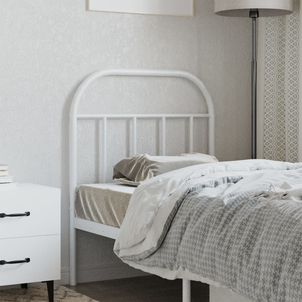 Vervangend hoofdbord metaal wit 75 cm is nu te koop bij PeponiXL, paradijselijk wonen!