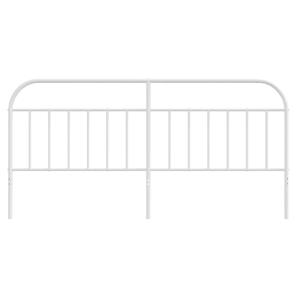 Vervangend hoofdbord metaal wit 200 cm is nu te koop bij PeponiXL, paradijselijk wonen!