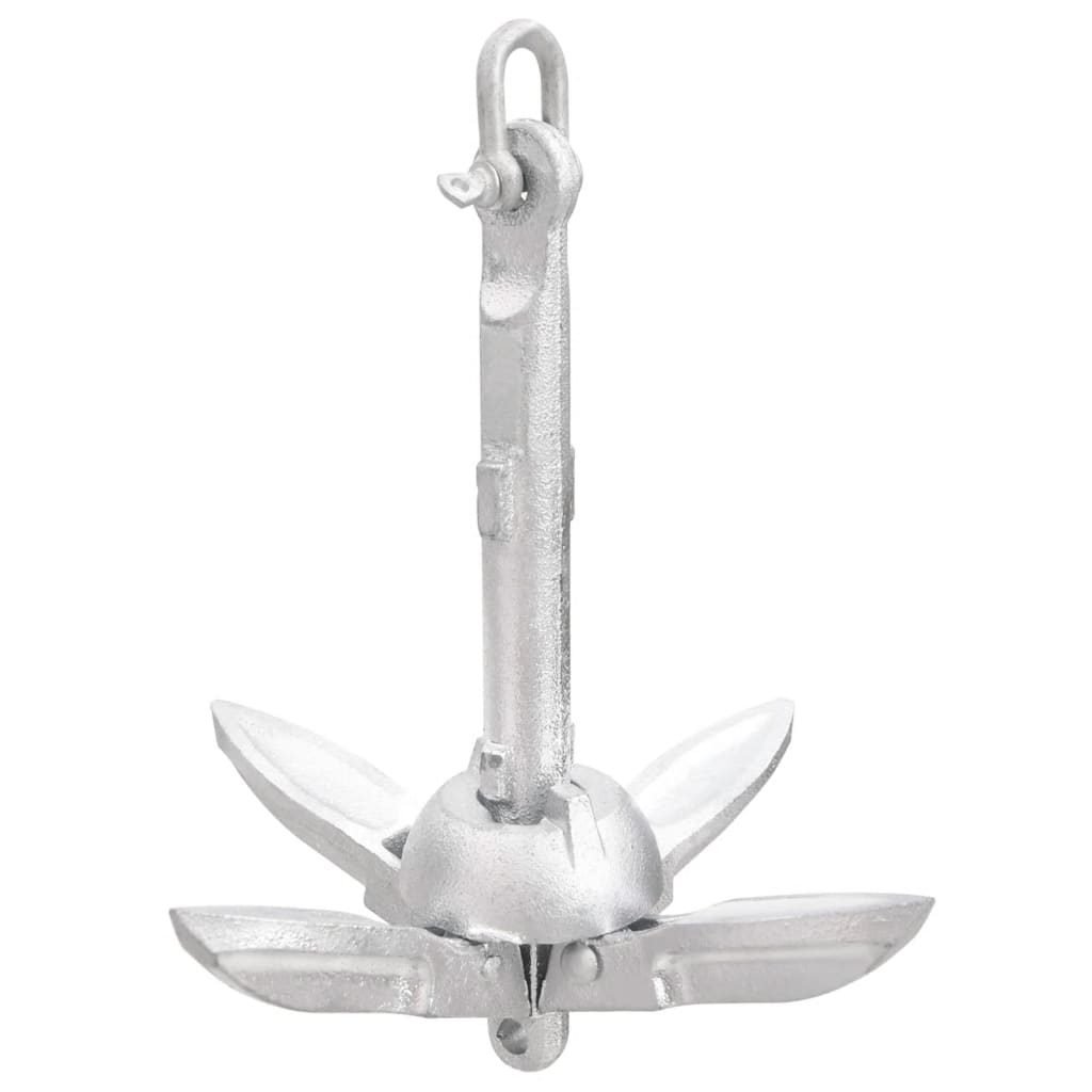 Anker inklapbaar 0,7 kg thermisch verzinkt gietijzer zilver is nu te koop bij PeponiXL, paradijselijk wonen!