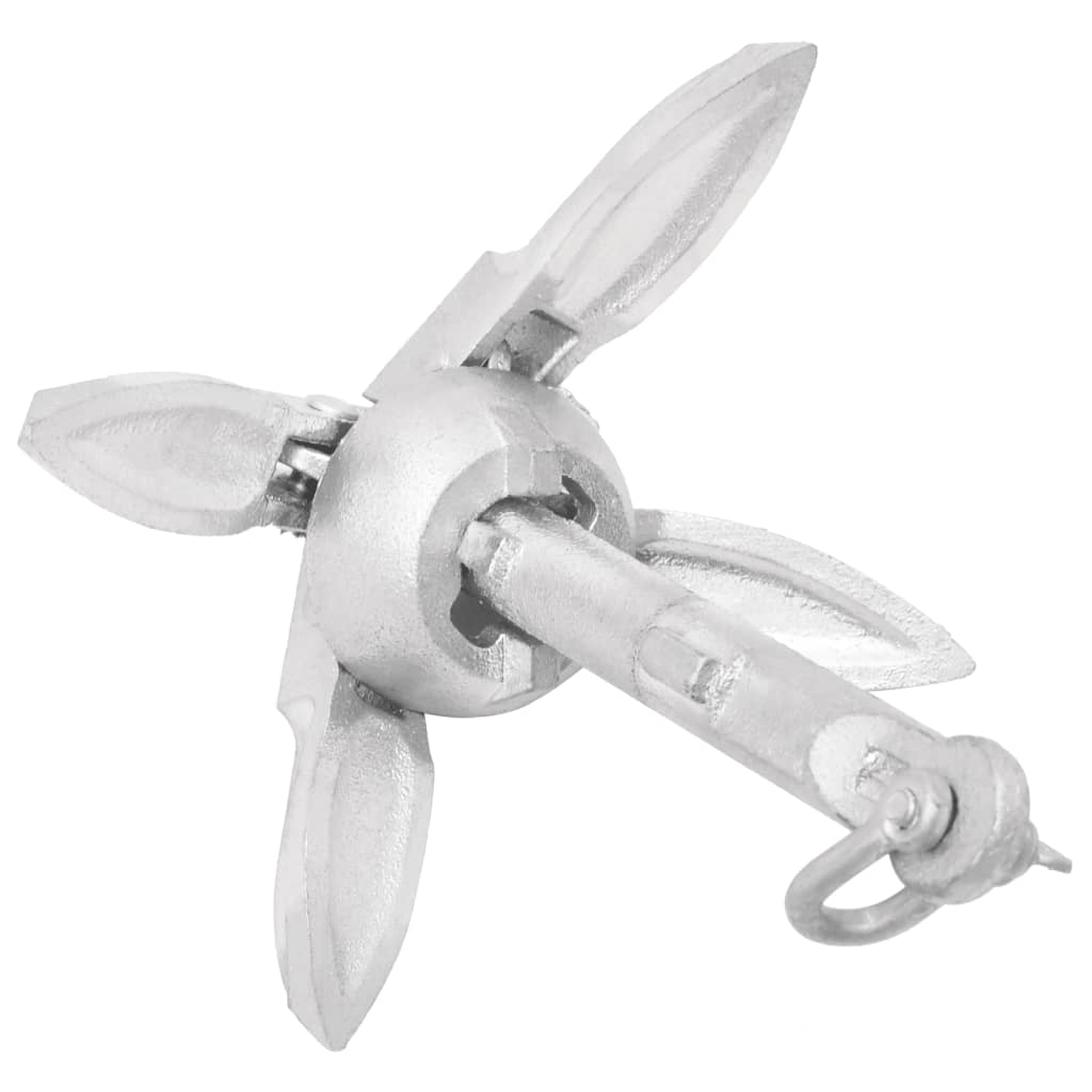Anker inklapbaar 0,7 kg thermisch verzinkt gietijzer zilver is nu te koop bij PeponiXL, paradijselijk wonen!