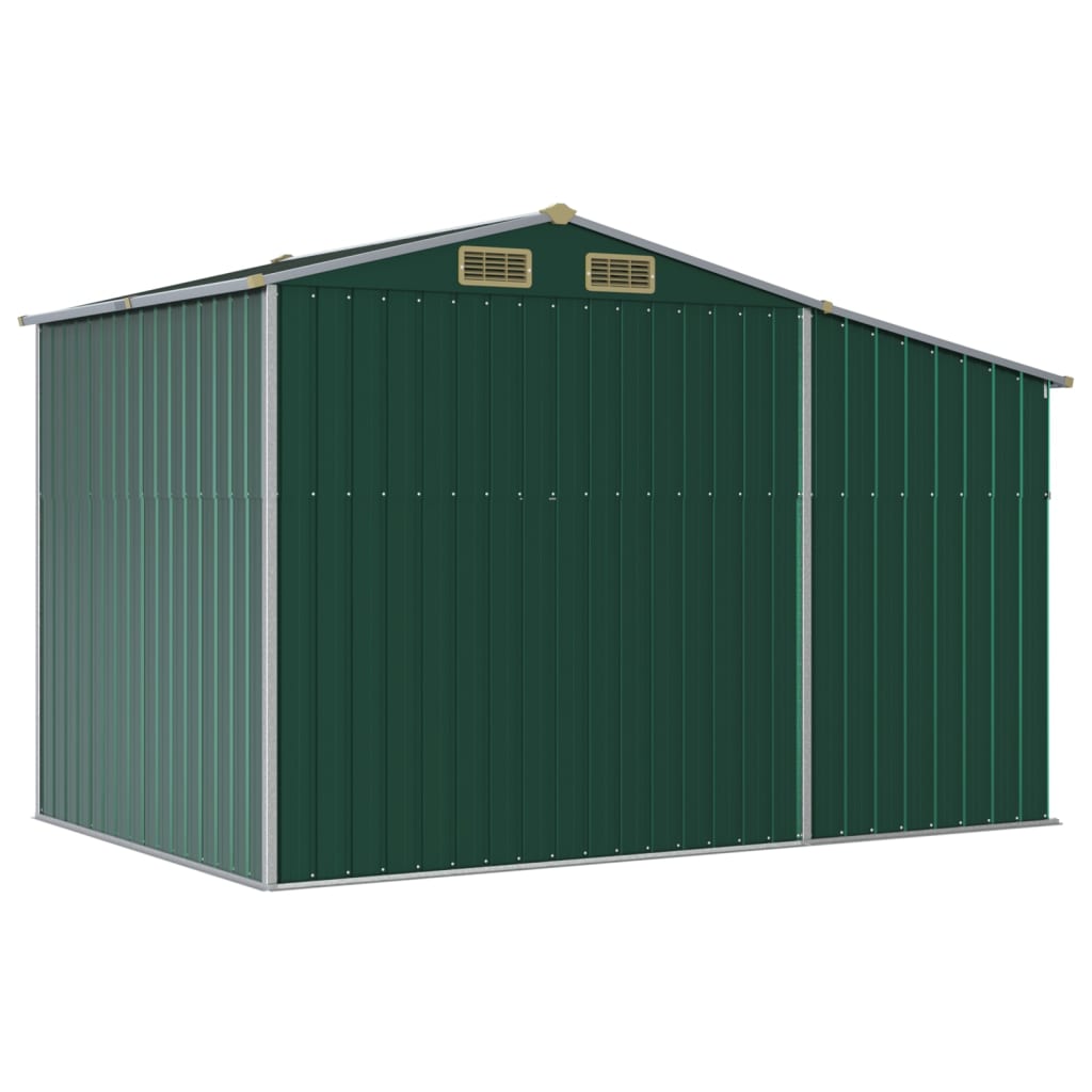 Tuinschuur 277x192,5x179 cm gegalvaniseerd staal groen is nu te koop bij PeponiXL, paradijselijk wonen!