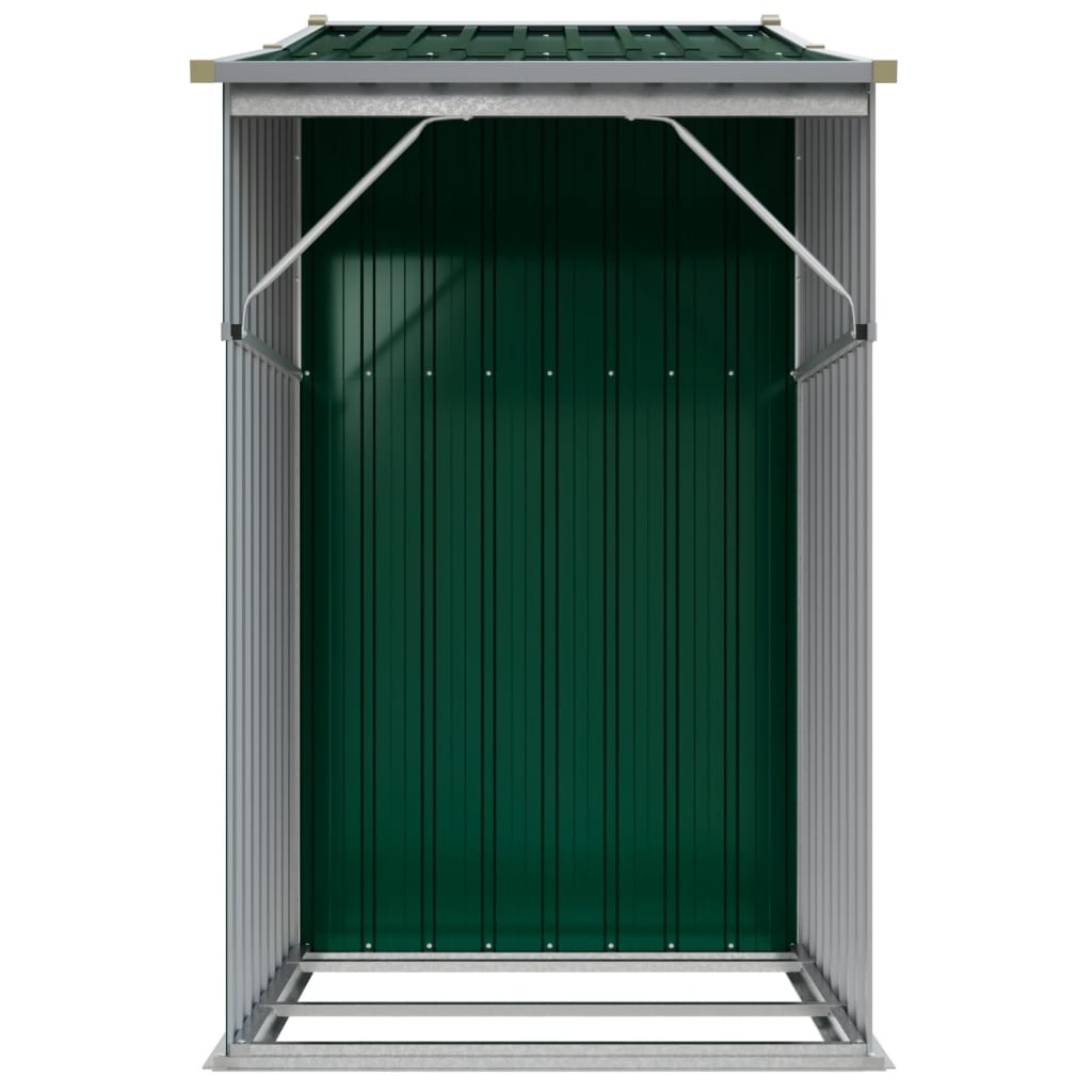 Tuinschuur 277x93x179 cm gegalvaniseerd staal groen is nu te koop bij PeponiXL, paradijselijk wonen!