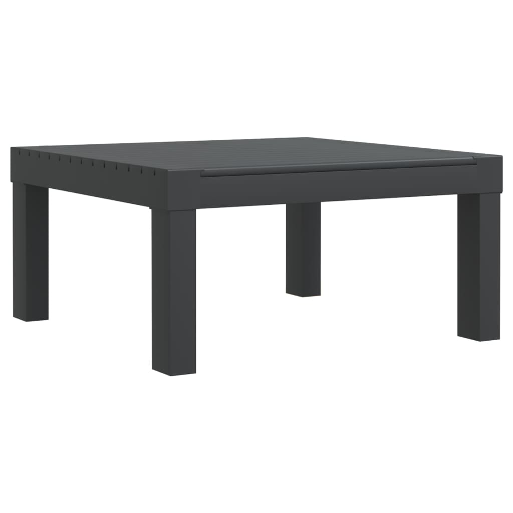 Ligbed met kussens PP antracietkleurig is nu te koop bij PeponiXL, paradijselijk wonen!