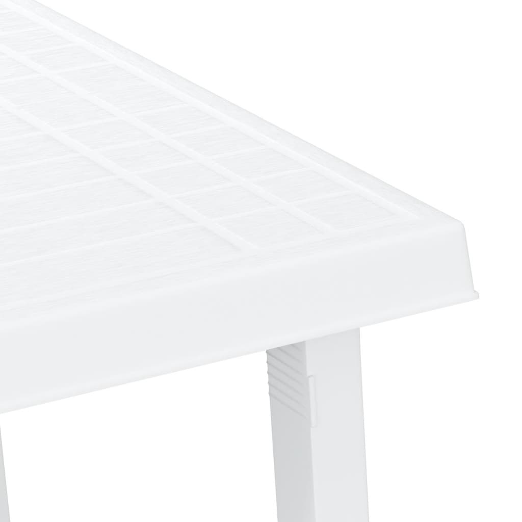 Campingtafel hout-look 79x56x64 cm PP wit is nu te koop bij PeponiXL, paradijselijk wonen!