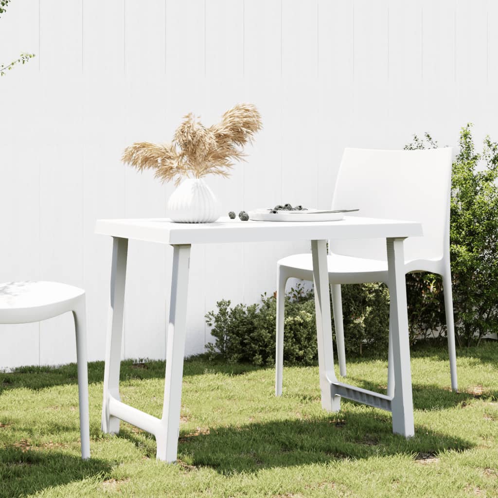 Campingtafel hout-look 79x56x64 cm PP wit is nu te koop bij PeponiXL, paradijselijk wonen!
