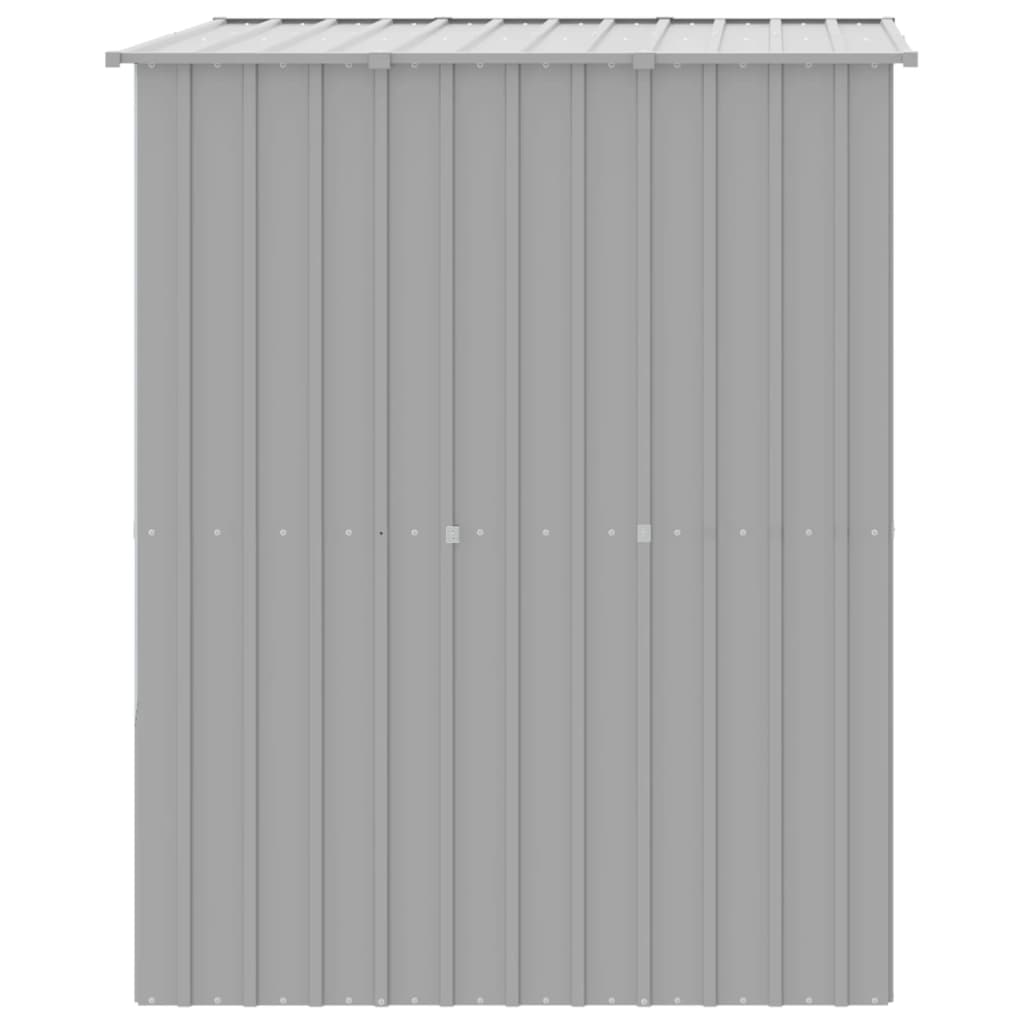 Hondenhok met dak 165x153x181 cm gegalvaniseerd staal grijs is nu te koop bij PeponiXL, paradijselijk wonen!