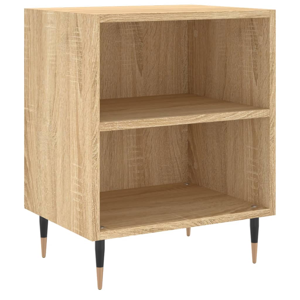 Nachtkastjes 2 st 40x30x50 cm bewerkt hout sonoma eikenkleurig is nu te koop bij PeponiXL, paradijselijk wonen!