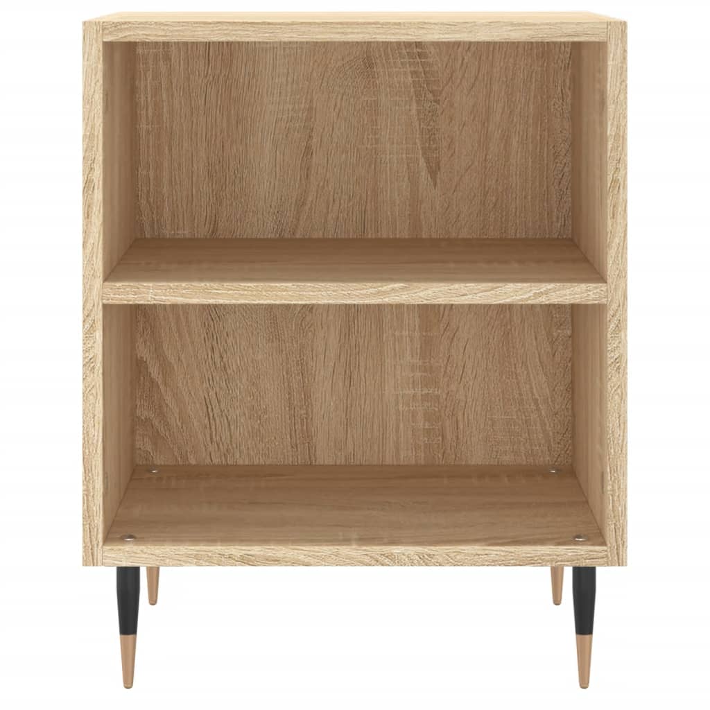 Nachtkastjes 2 st 40x30x50 cm bewerkt hout sonoma eikenkleurig is nu te koop bij PeponiXL, paradijselijk wonen!