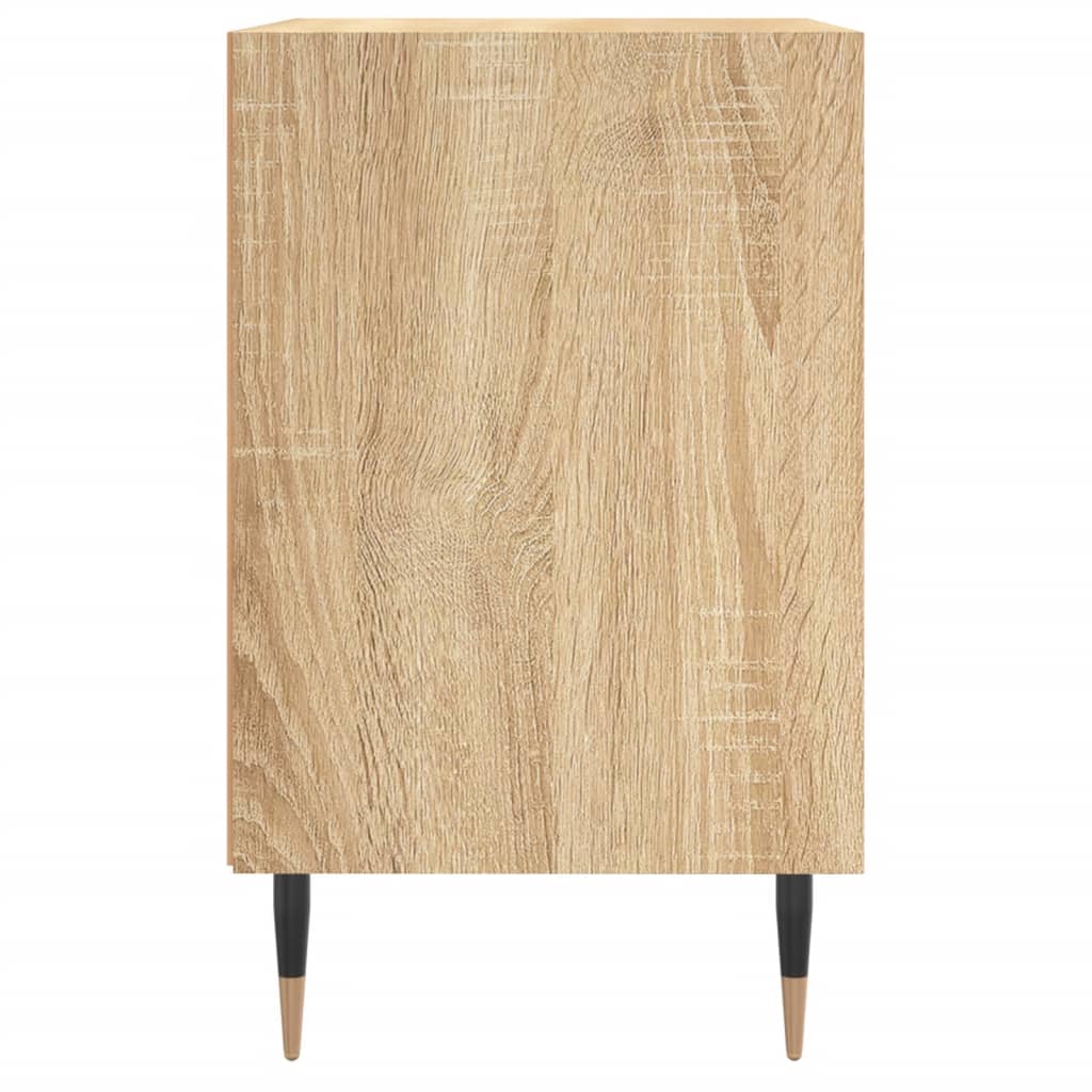Nachtkastjes 2 st 40x30x50 cm bewerkt hout sonoma eikenkleurig is nu te koop bij PeponiXL, paradijselijk wonen!
