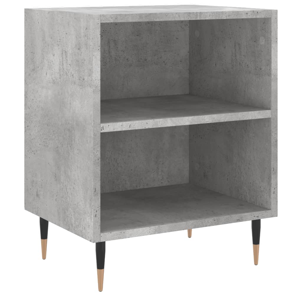 Nachtkastjes 2 st 40x30x50 cm bewerkt hout betongrijs is nu te koop bij PeponiXL, paradijselijk wonen!