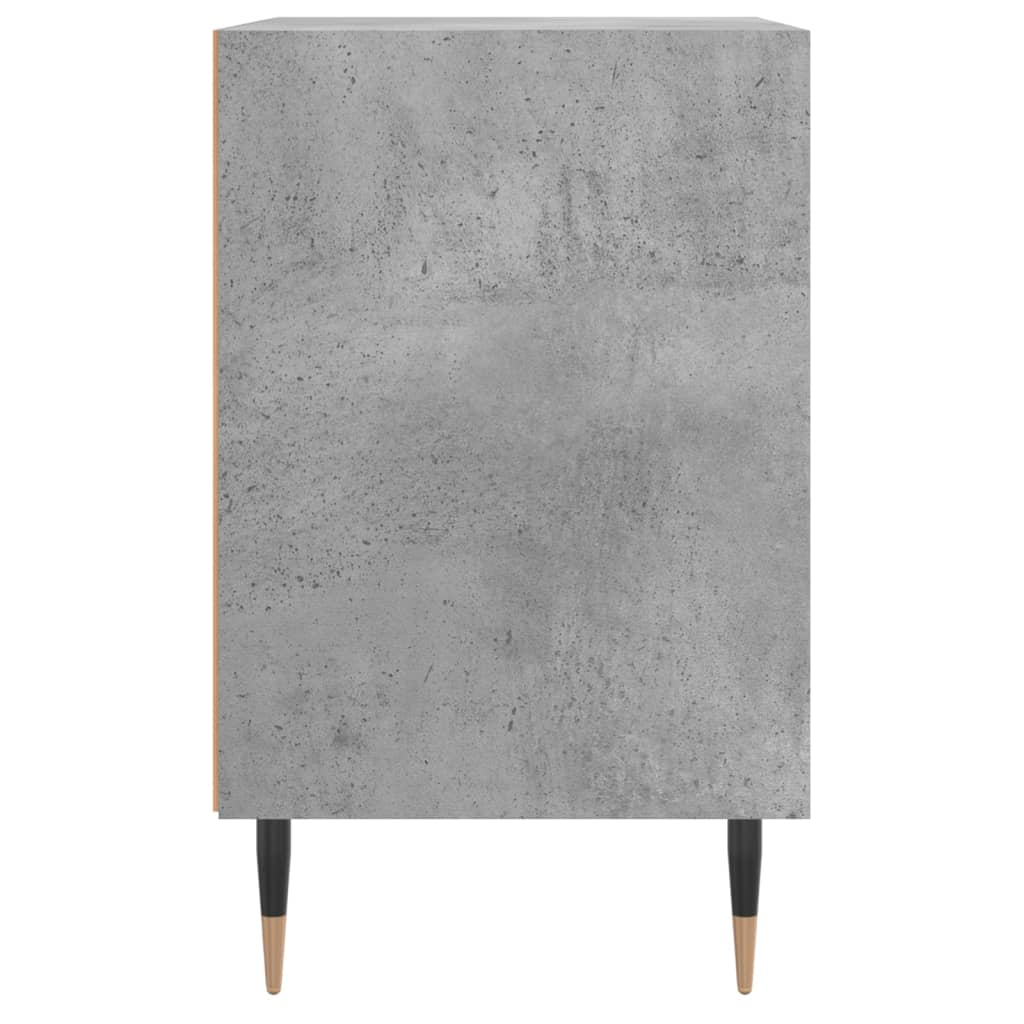 Nachtkastjes 2 st 40x30x50 cm bewerkt hout betongrijs is nu te koop bij PeponiXL, paradijselijk wonen!