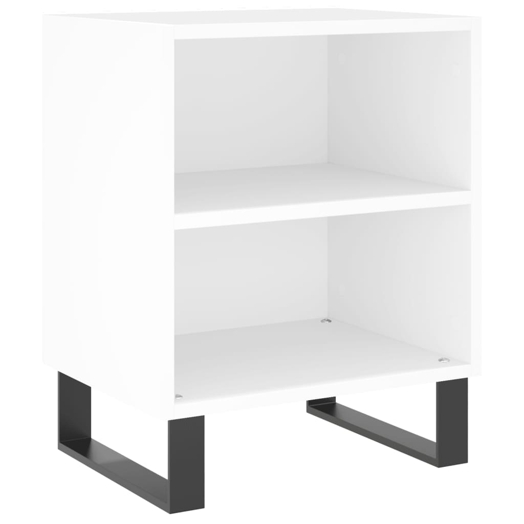 Nachtkastjes 2 st 40x30x50 cm bewerkt hout wit is nu te koop bij PeponiXL, paradijselijk wonen!