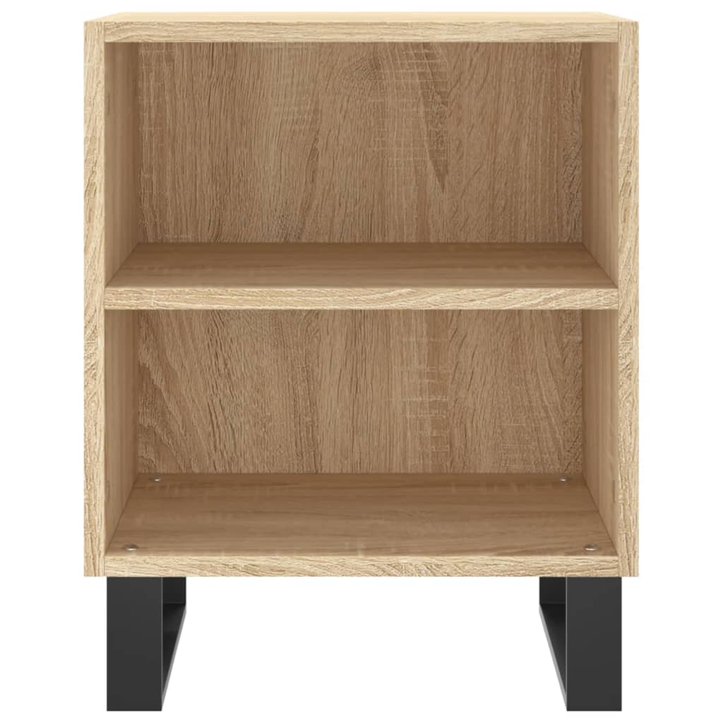Nachtkastjes 2 st 40x30x50 cm bewerkt hout sonoma eikenkleurig is nu te koop bij PeponiXL, paradijselijk wonen!