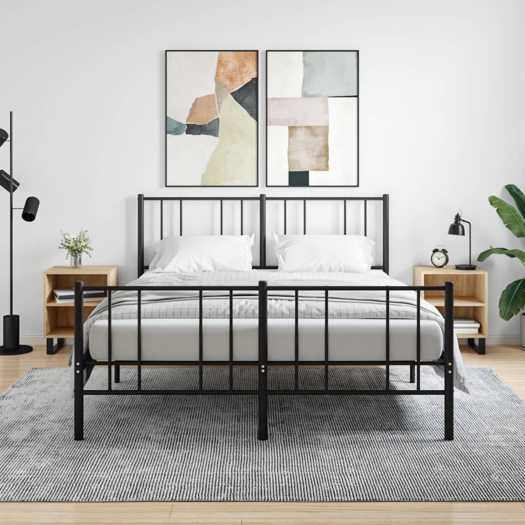Nachtkastjes 2 st 40x30x50 cm bewerkt hout sonoma eikenkleurig is nu te koop bij PeponiXL, paradijselijk wonen!