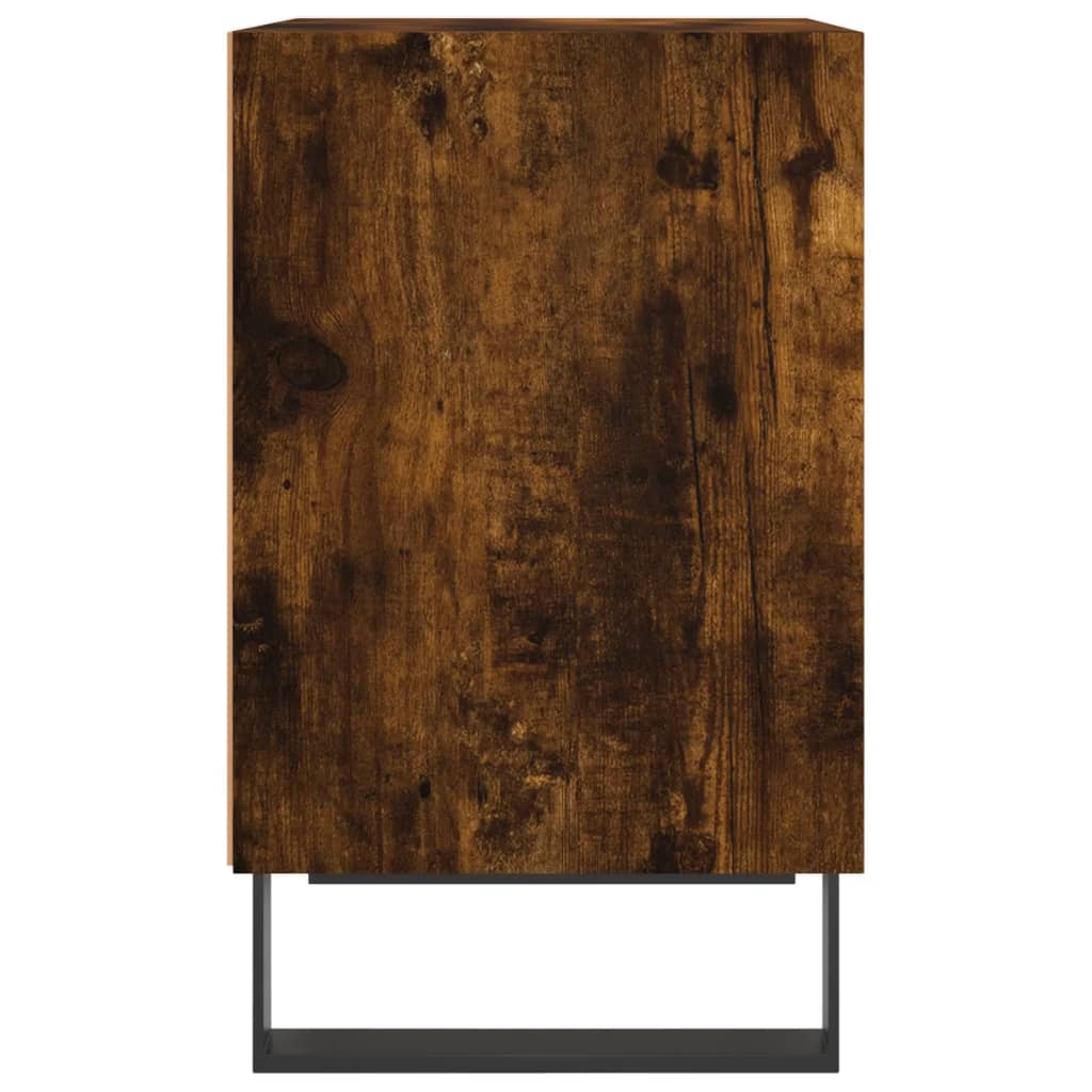 Nachtkastjes 2 st 40x30x50 cm bewerkt hout gerookt eikenkleurig is nu te koop bij PeponiXL, paradijselijk wonen!