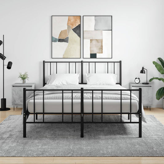 Nachtkastjes 2 st 40x30x50 cm bewerkt hout betongrijs is nu te koop bij PeponiXL, paradijselijk wonen!